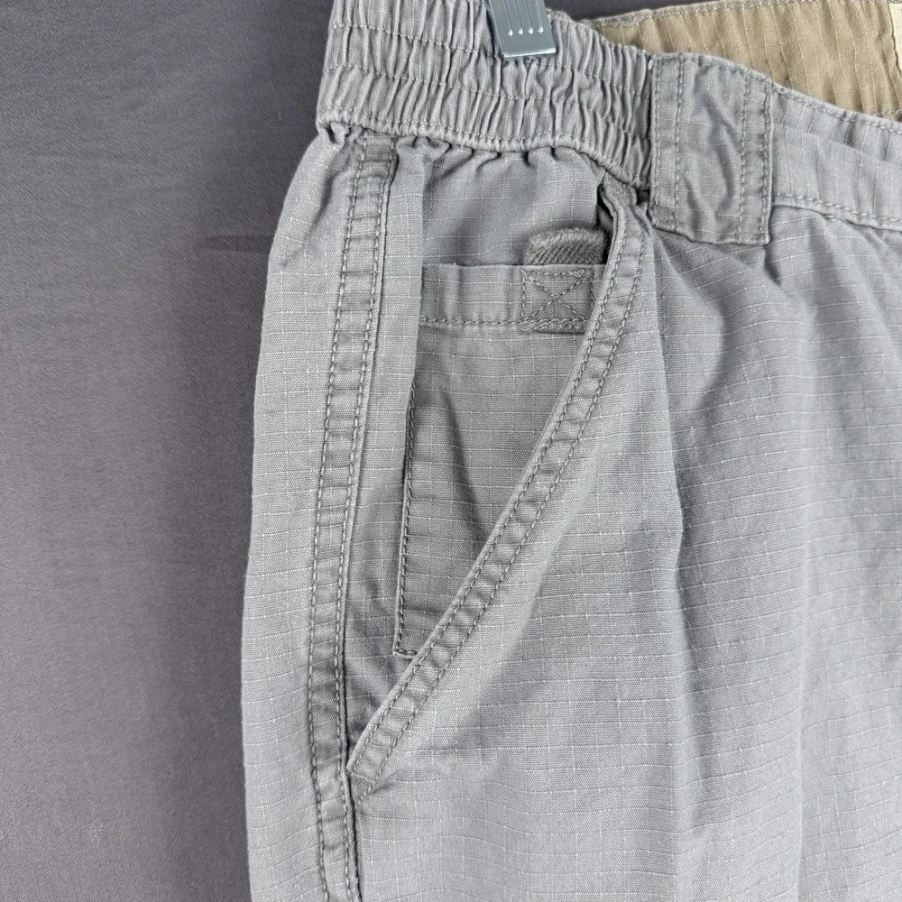 RedHead Brand Co. Men's Gray Ripstop Cotton Cargo Pants 32